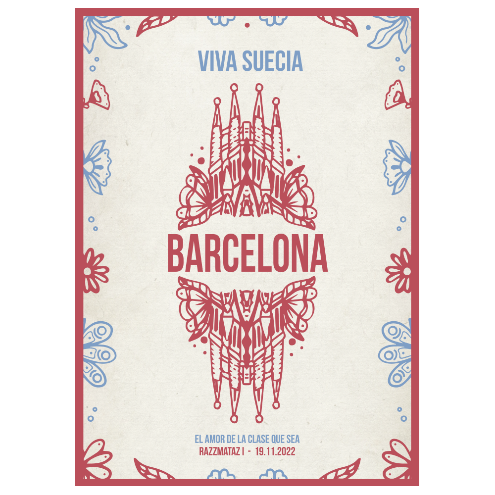 Barcelona cartel gira El amor de la clase que sea