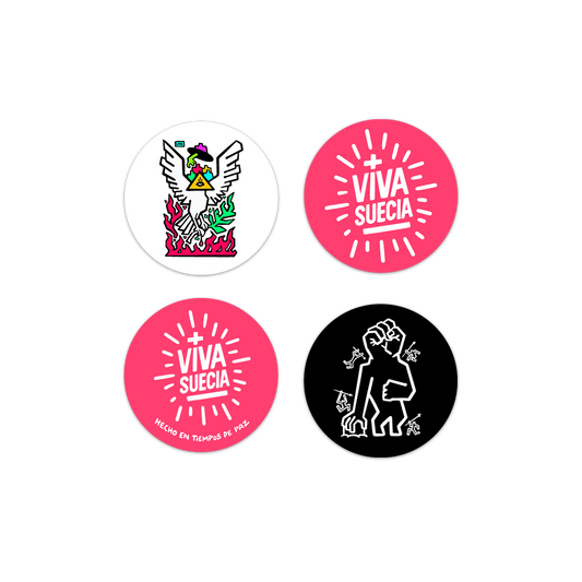 Set de Stickers Viva Suecia