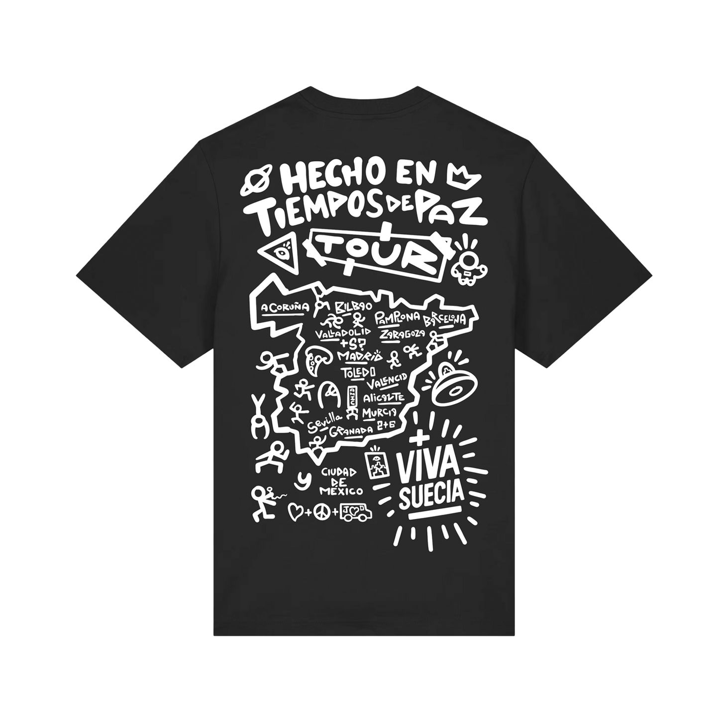 Camiseta Oficial "Hecho en Tiempos de Paz" Tour 2026