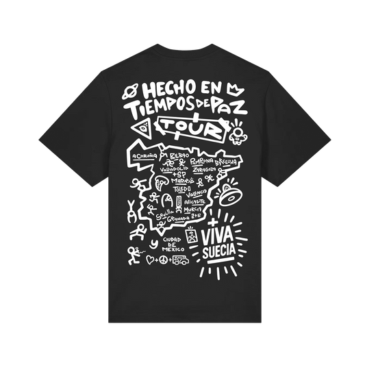 Camiseta Oficial "Hecho en Tiempos de Paz" Tour 2026